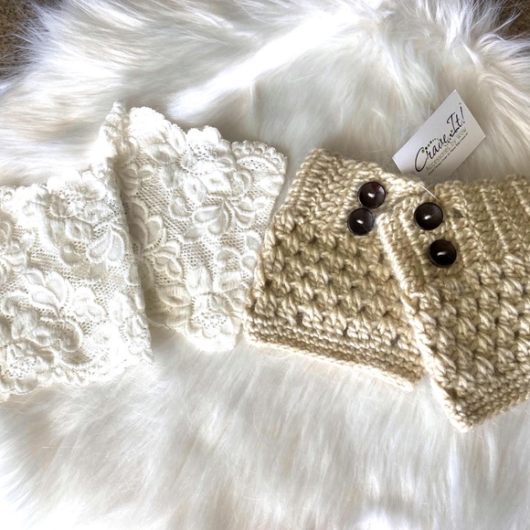 Grace & Lace Accessories - ♥️Women’s Boot Cuffs - 2 Pairs (New)